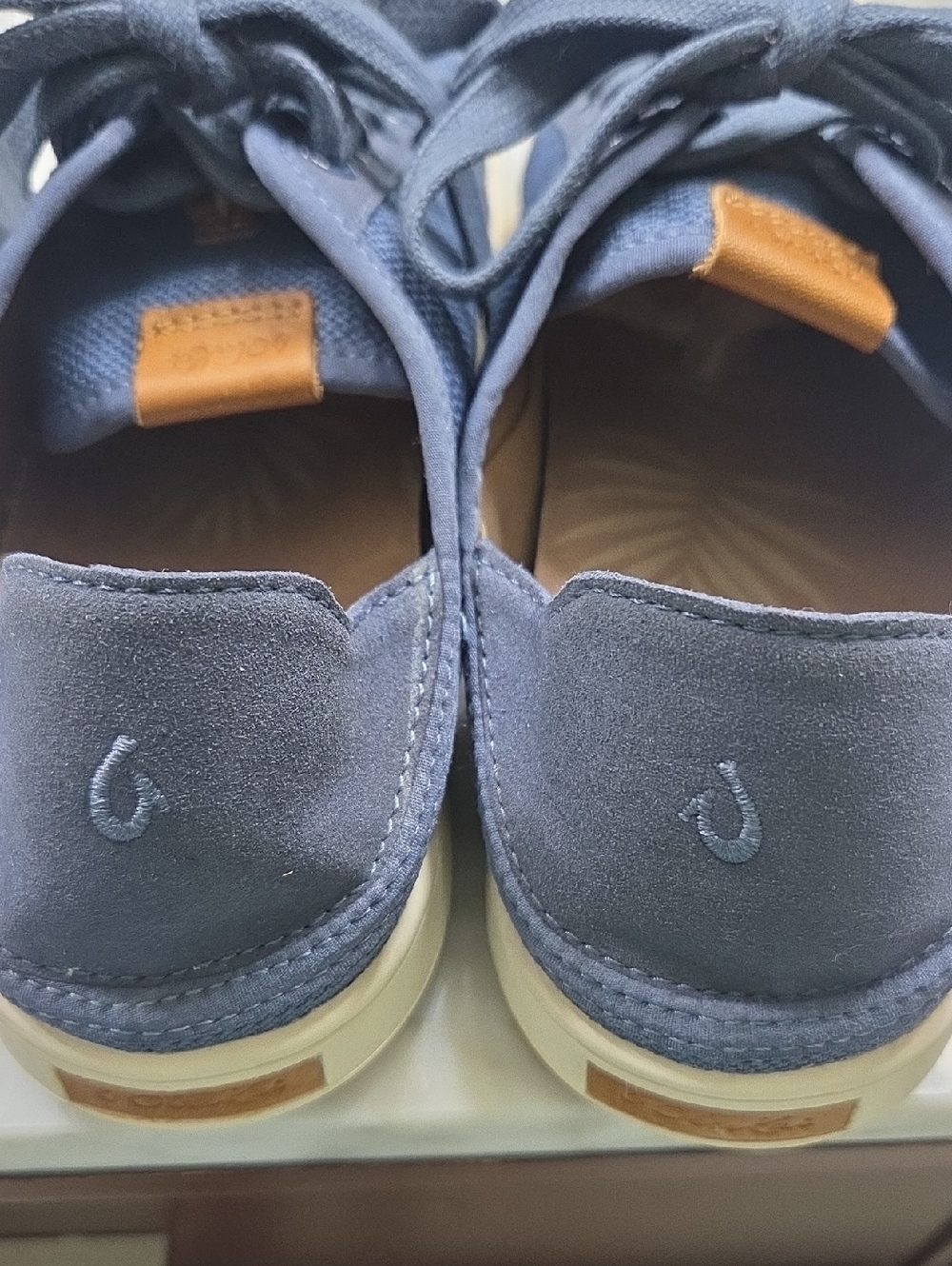 Pretty Blue Olukai Tennis Shoes In Great, Clean Condition! Size 8 - Picture 9 of 11